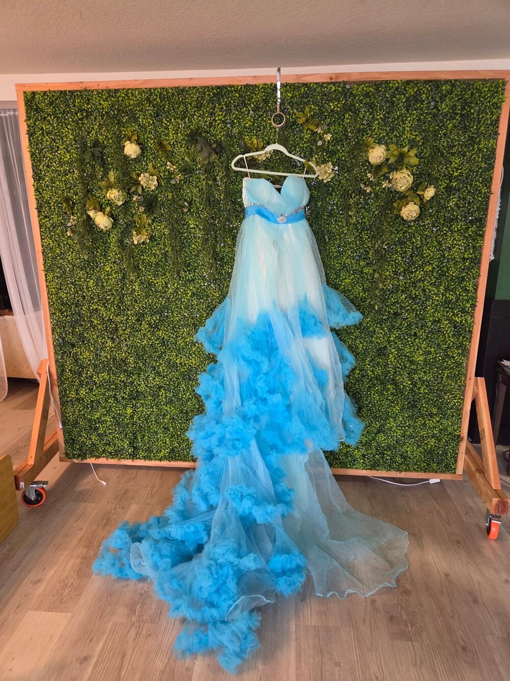 Quince Formal Vintage Gown with Train
